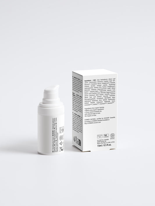 Glättende Augencreme mit Hyaluronsäure