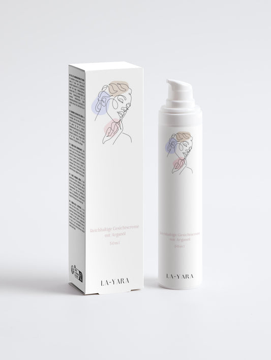 Reichhaltige Gesichtscreme mit Arganöl