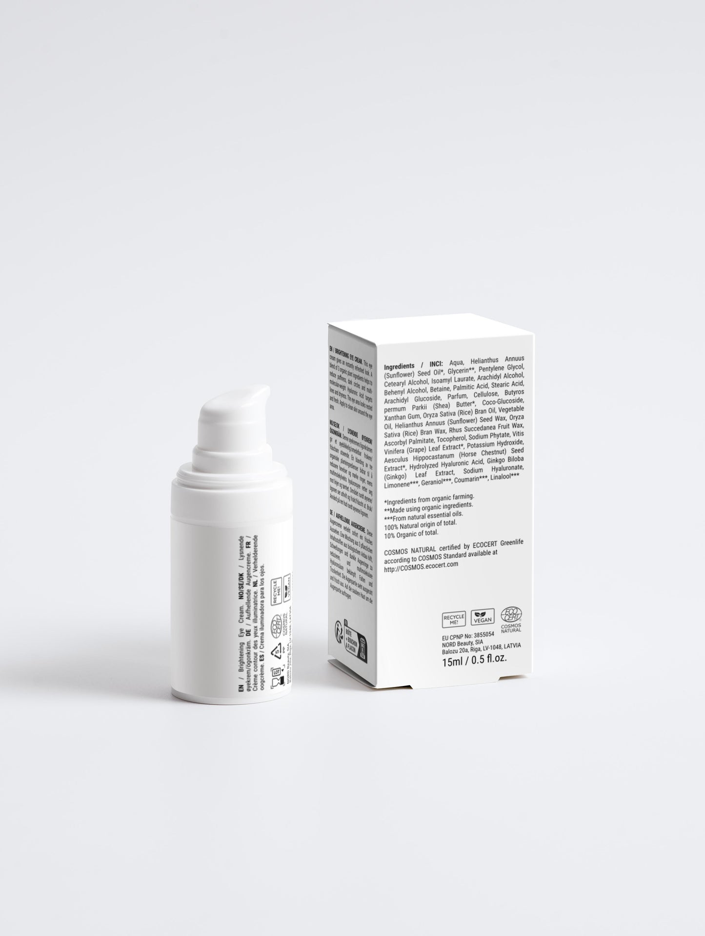 Aufhellende Augencreme mit Sheabutter