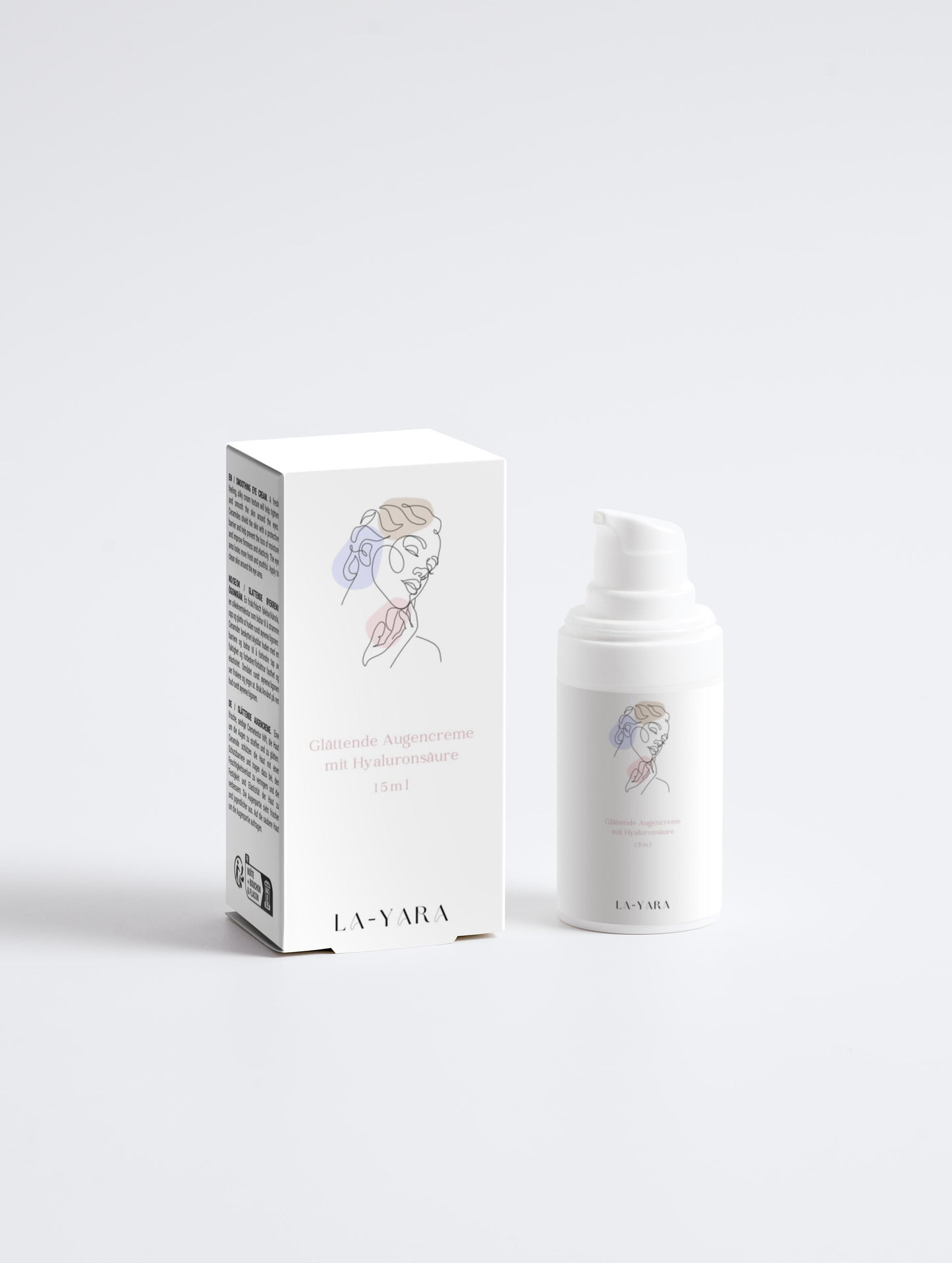 Glättende Augencreme mit Hyaluronsäure